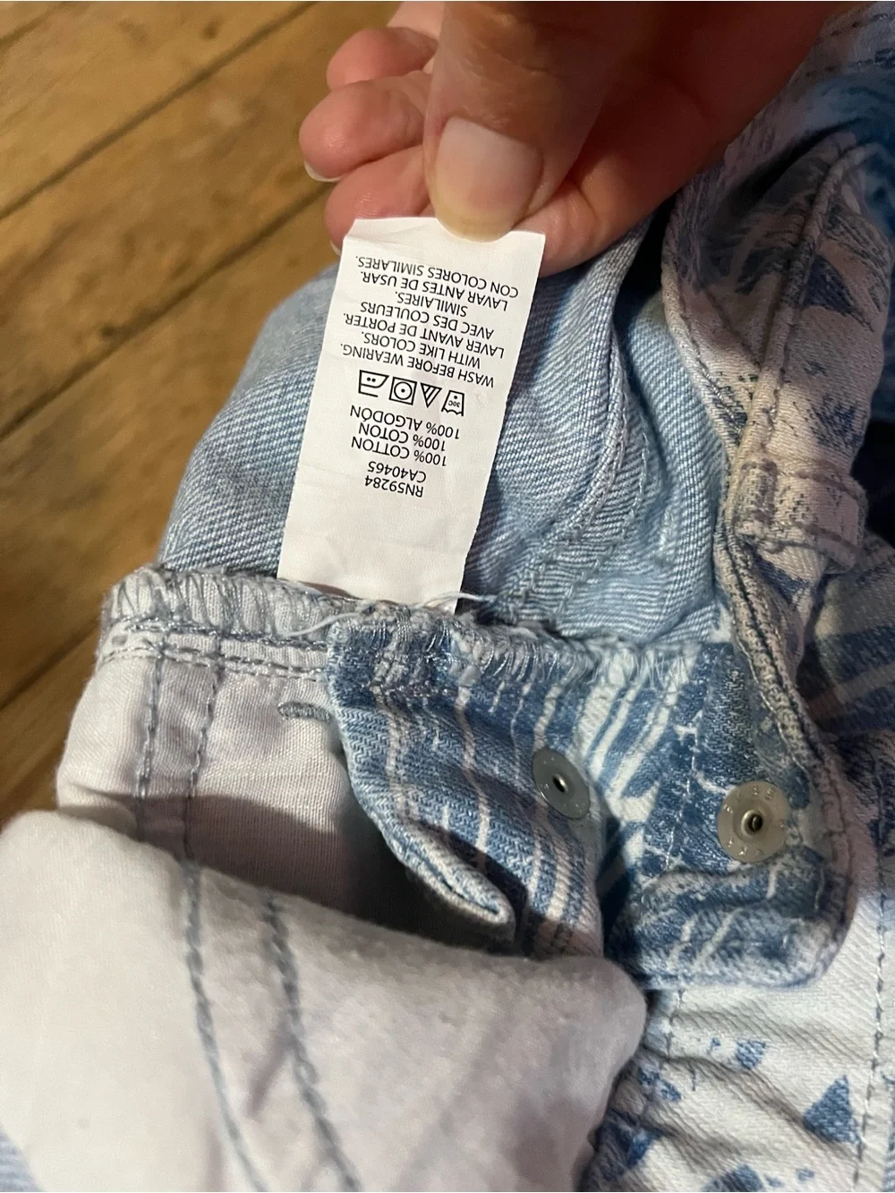 Girls Sleeveless Marble Print Denim Overall The Children’s Place Sz 14